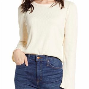 Madewell Vintage Cream Rib Sweater